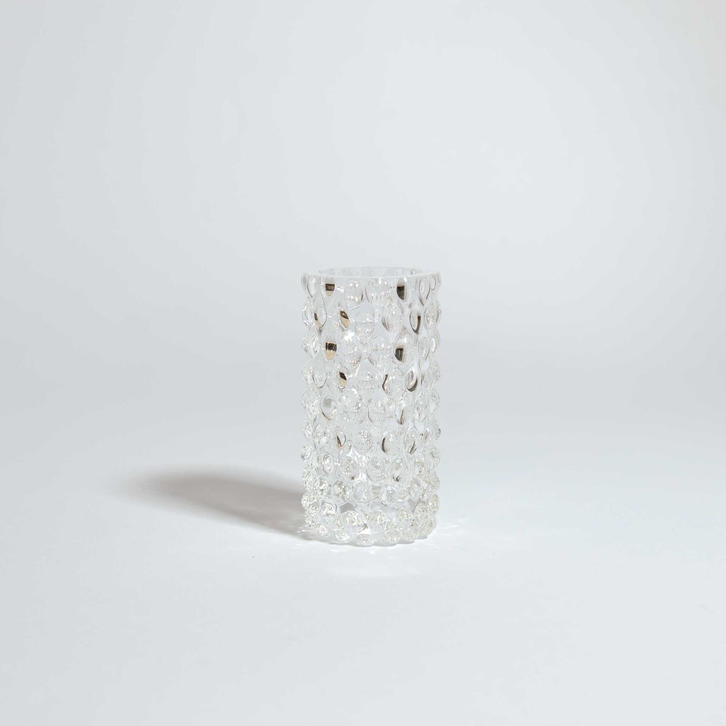 Clear Hobnail Bud Vase