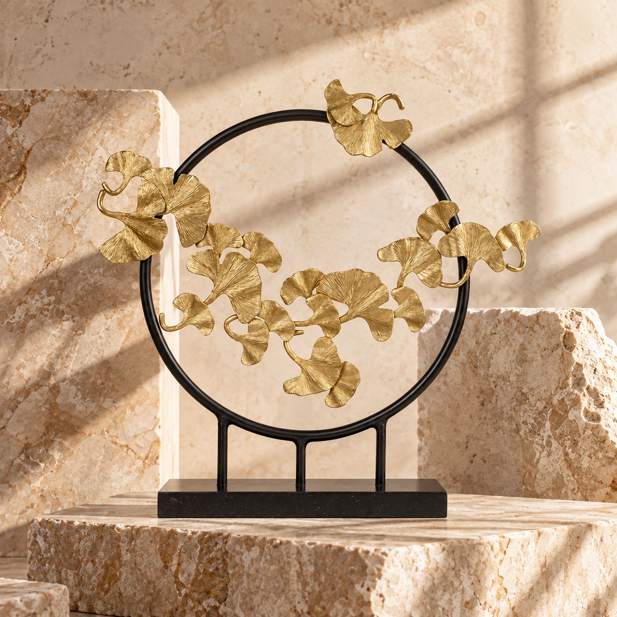 Tabletop Art Ginkgo Leaf