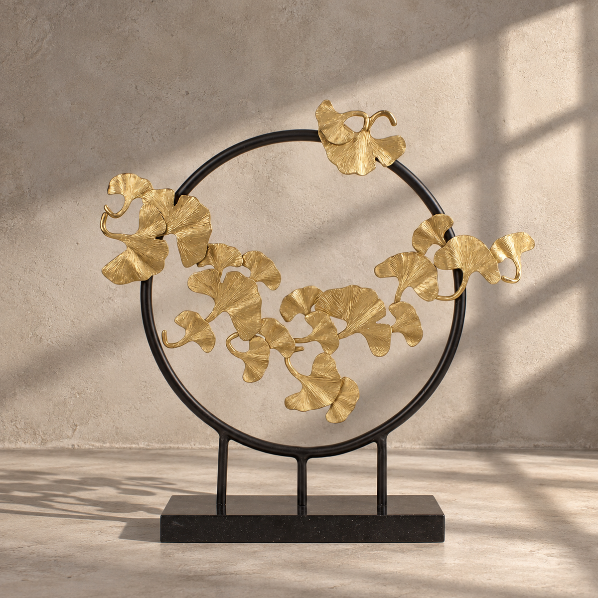 Tabletop Art Ginkgo Leaf