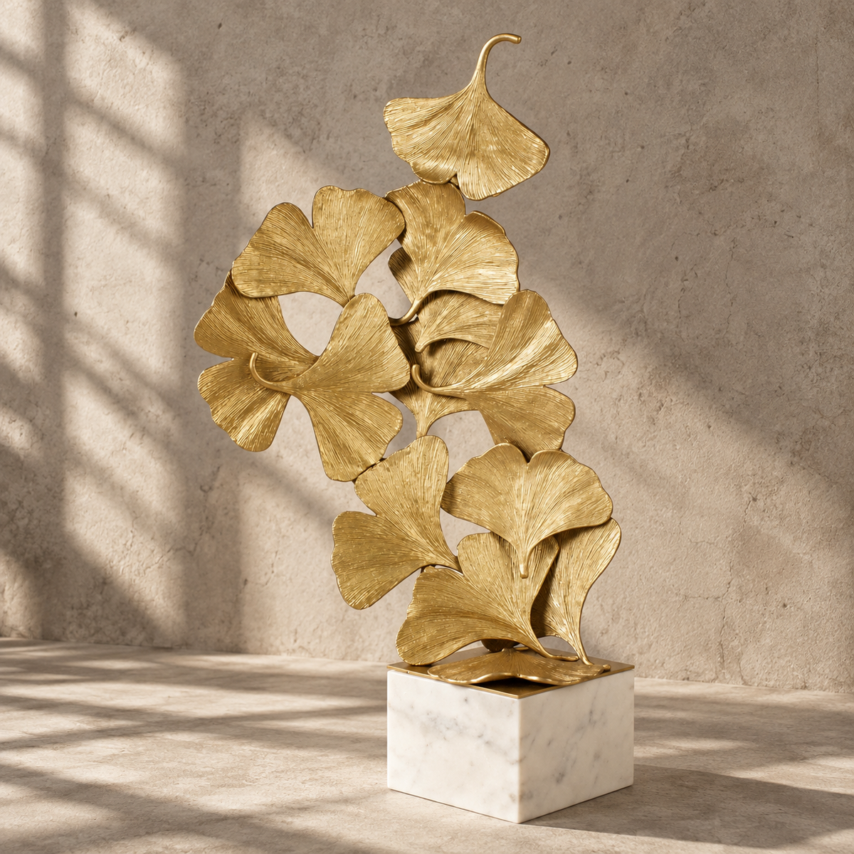 Sculpture Ginkgo Leaf
