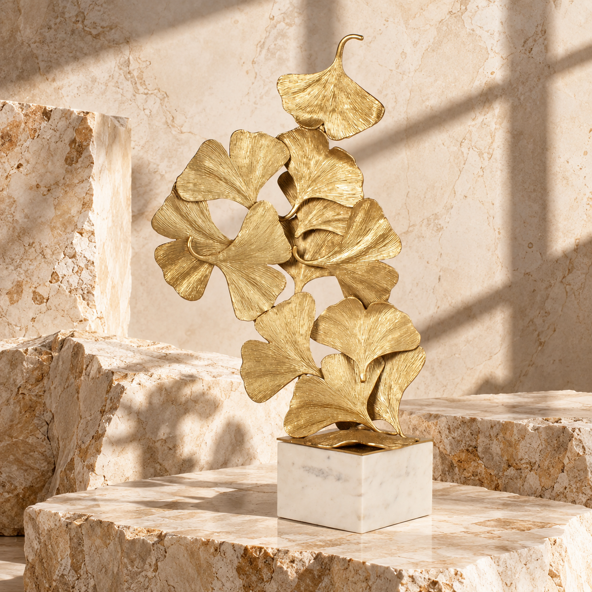 Sculpture Ginkgo Leaf