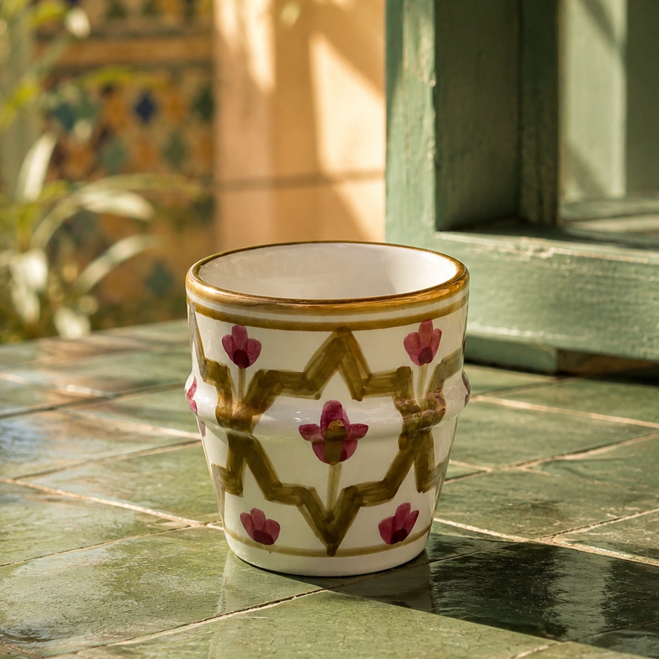 Small Mida Khaki Coffee Cup Set of 2