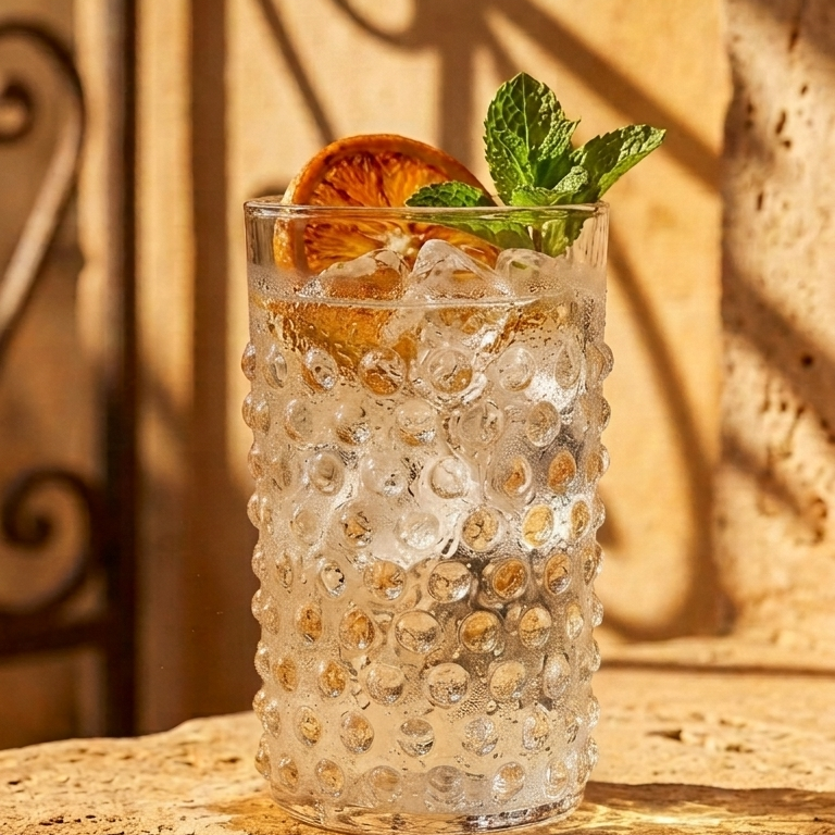 Hobnail Tumblers Crystal Clear Set of 6