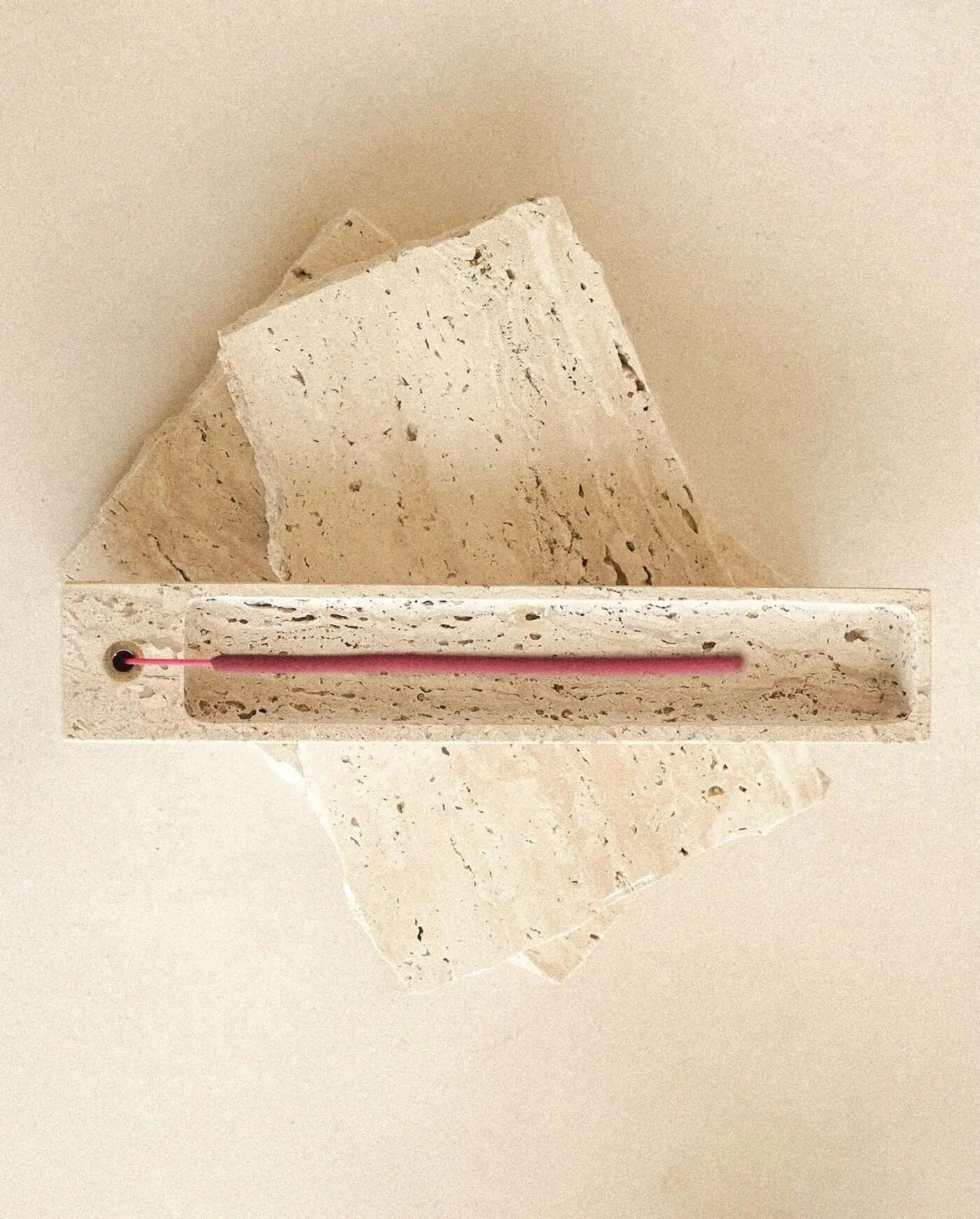 Travertine Incense Holder - Pieces SA