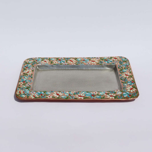 Mina Floral Tray Rectangular