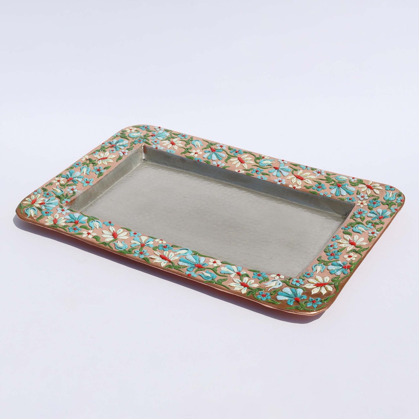 Mina Floral Tray Rectangular
