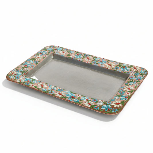 Mina Floral Tray Rectangular