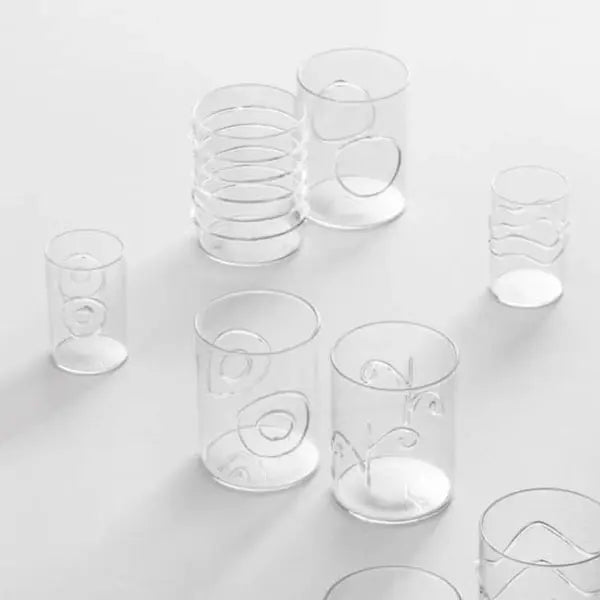 Glasses Deco Set of 6 - Pieces SA