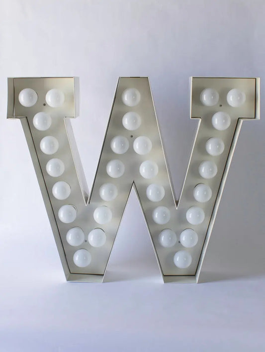 Vegaz Metal Letter W - Pieces SA