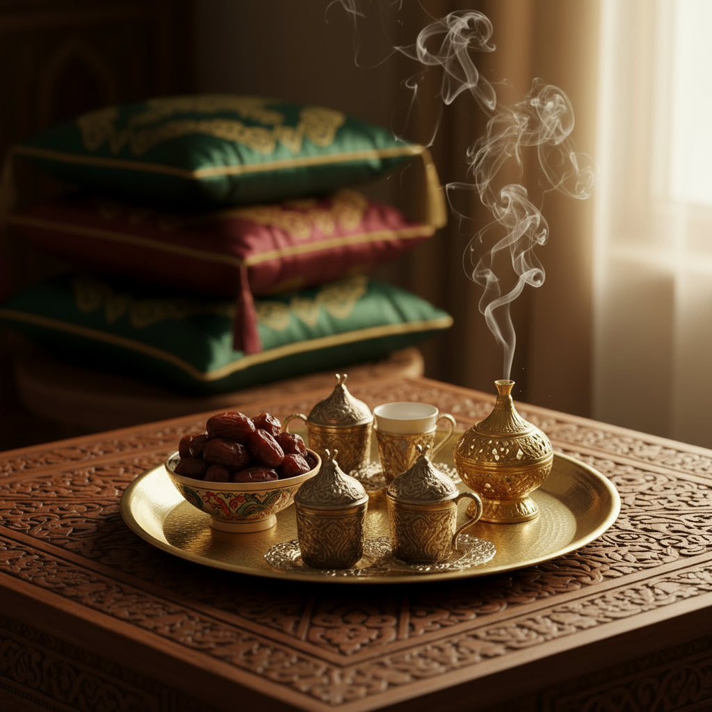 Hammered Coated Plate Big Golden