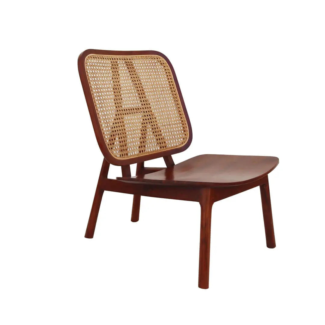 Square Rattan Chair (Brown) - Pieces SA