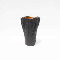 Load image into Gallery viewer, Ceramic Vase Gold Black Large
