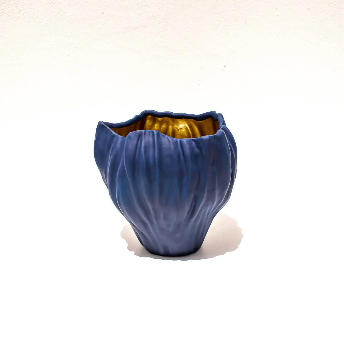 Vase Blue Gold Medium - Pieces SA