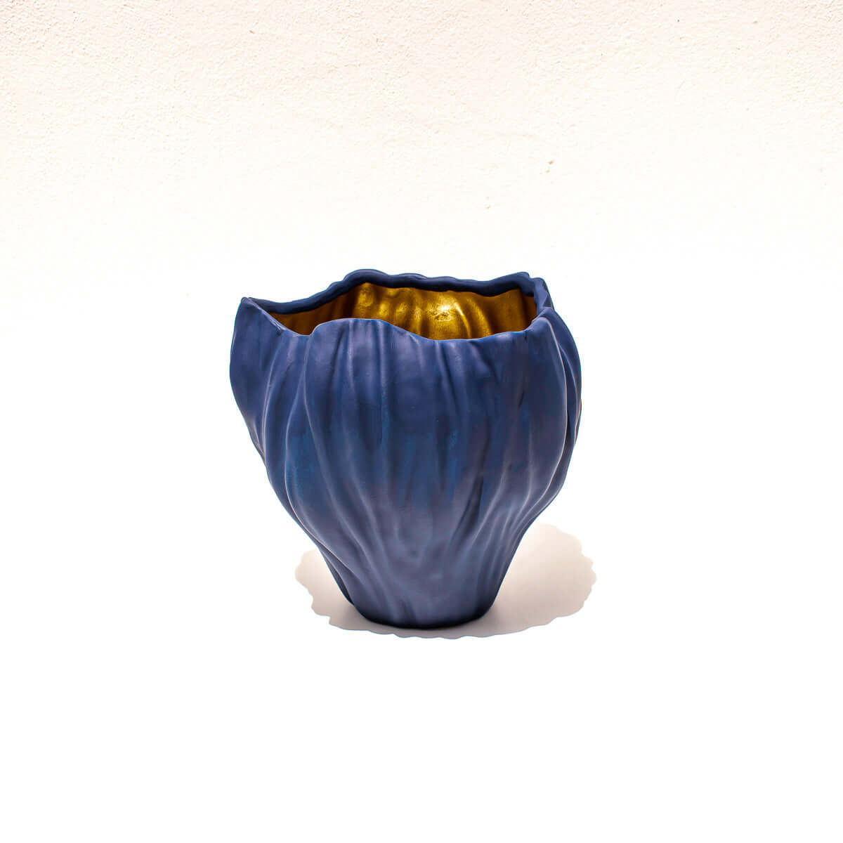 Vase Blue Gold Medium - Pieces SA