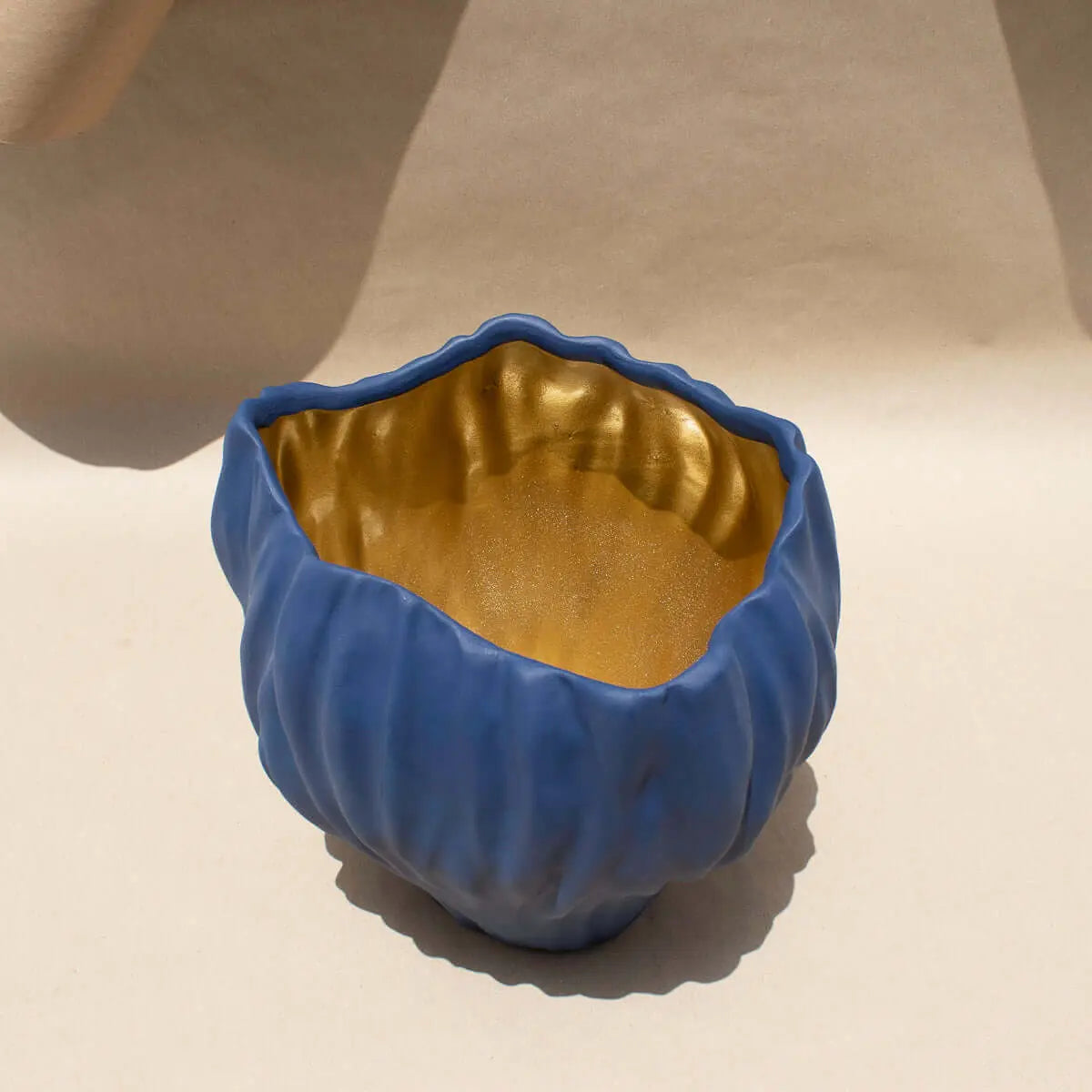 Vase Blue Gold Medium - Pieces SA