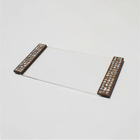 Load image into Gallery viewer, Acrylic Tray With Sadaf buttons Large
