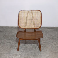 Load image into Gallery viewer, Square Rattan Chair (Brown)
