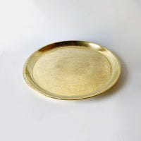 Load image into Gallery viewer, Hammered Coated Plate Big Golden
