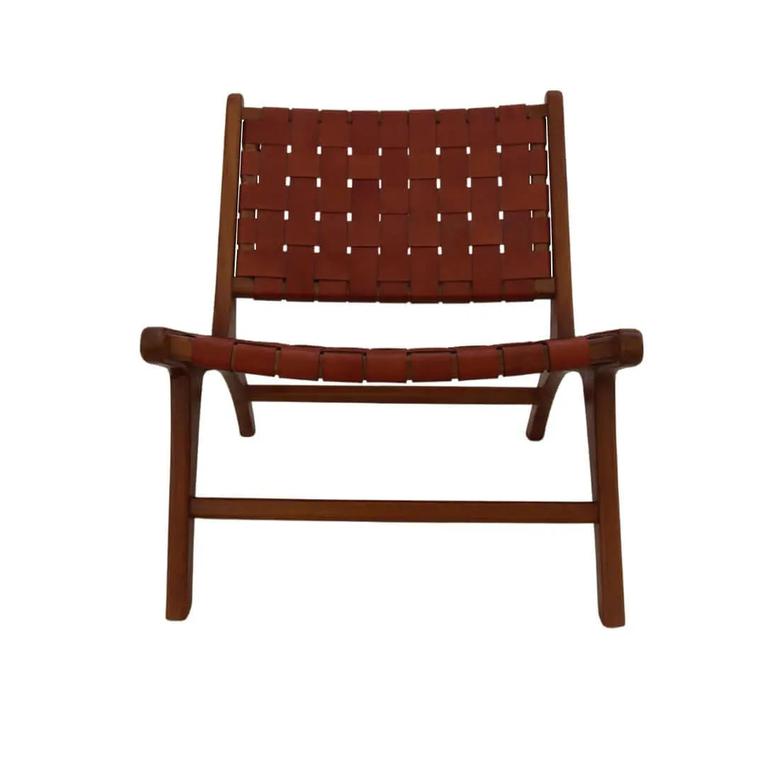 Woven Leather Chair - Pieces SA