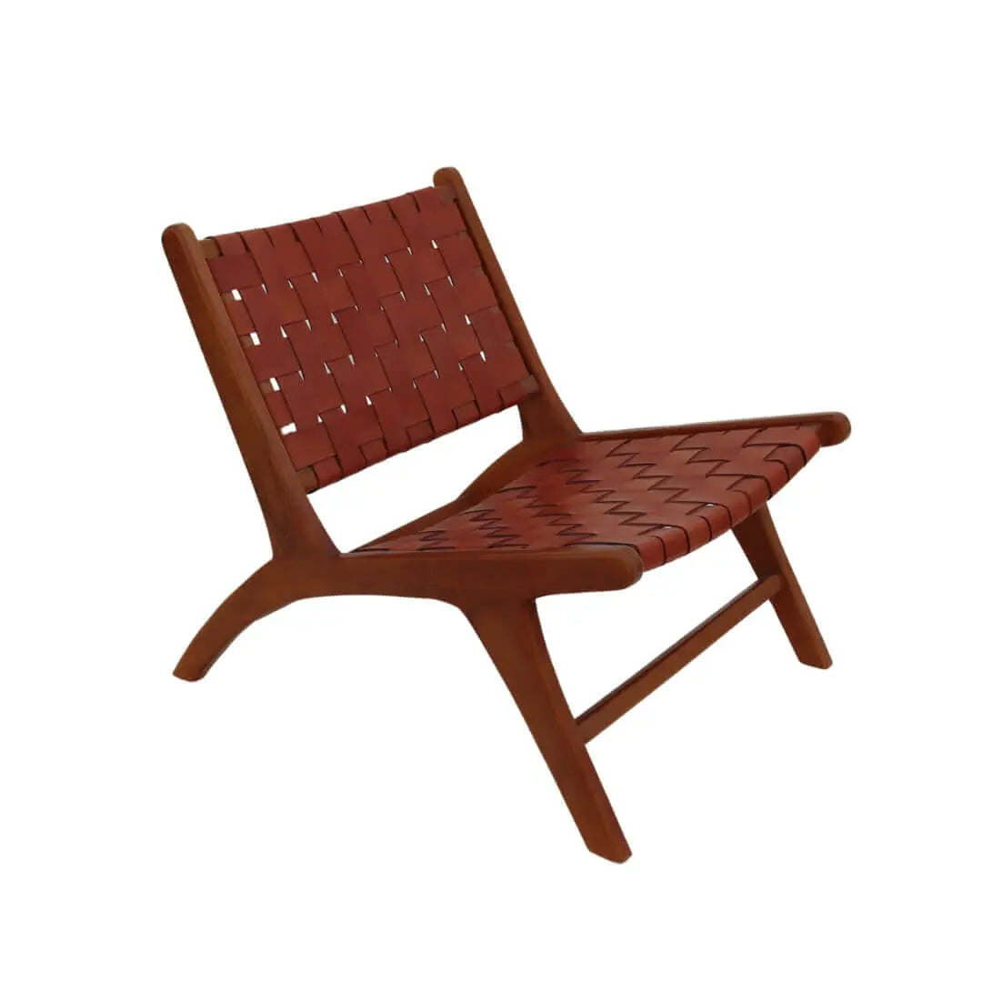 Woven Leather Chair - Pieces SA