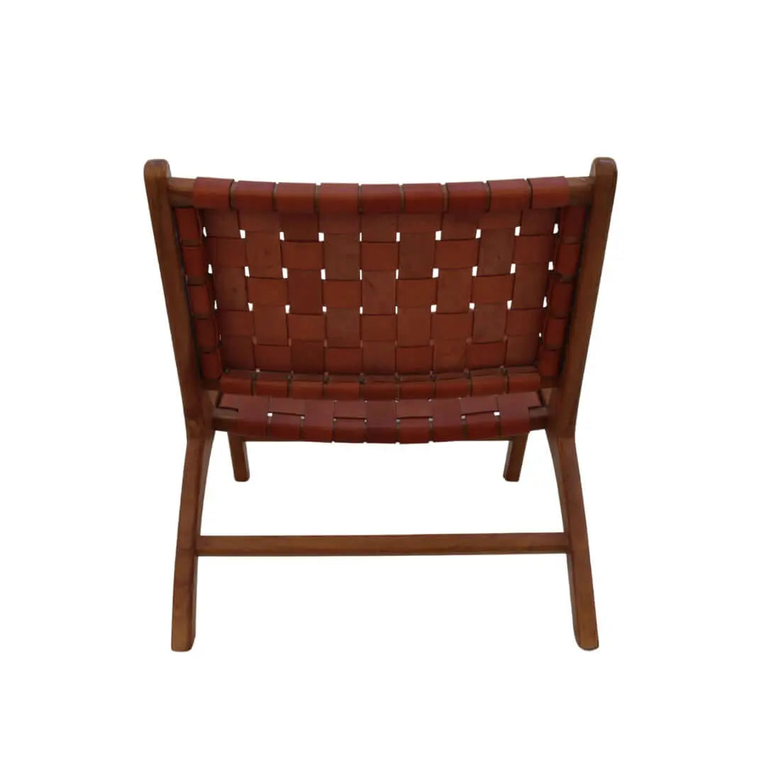 Woven Leather Chair - Pieces SA