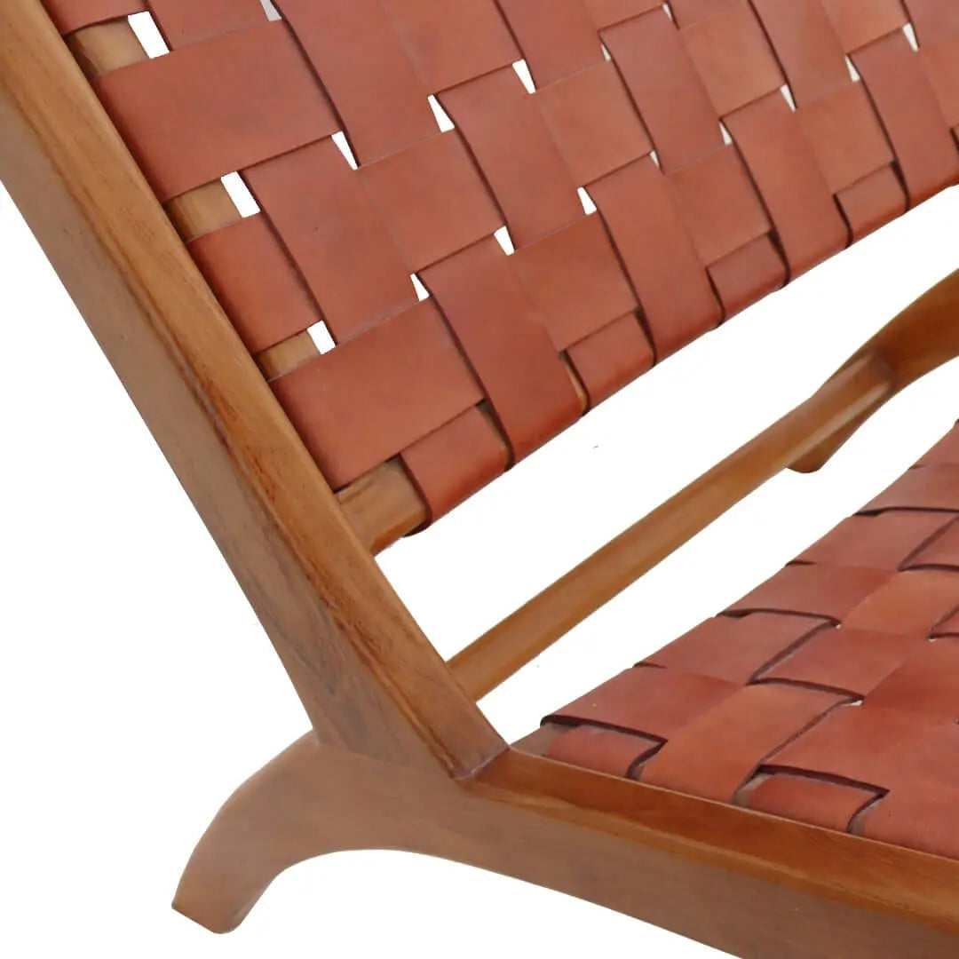 Woven Leather Chair - Pieces SA