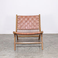 Load image into Gallery viewer, Woven Leather Chair
