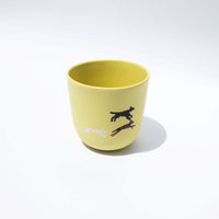 Load image into Gallery viewer, Cats Medium Cup Yellow
