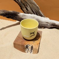 Load image into Gallery viewer, Cats Medium Cup Yellow
