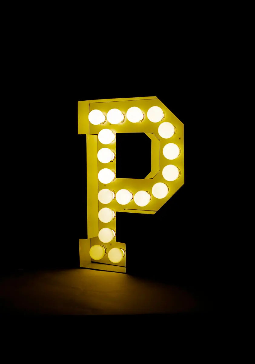 Vegaz Metal Letter P - Pieces SA