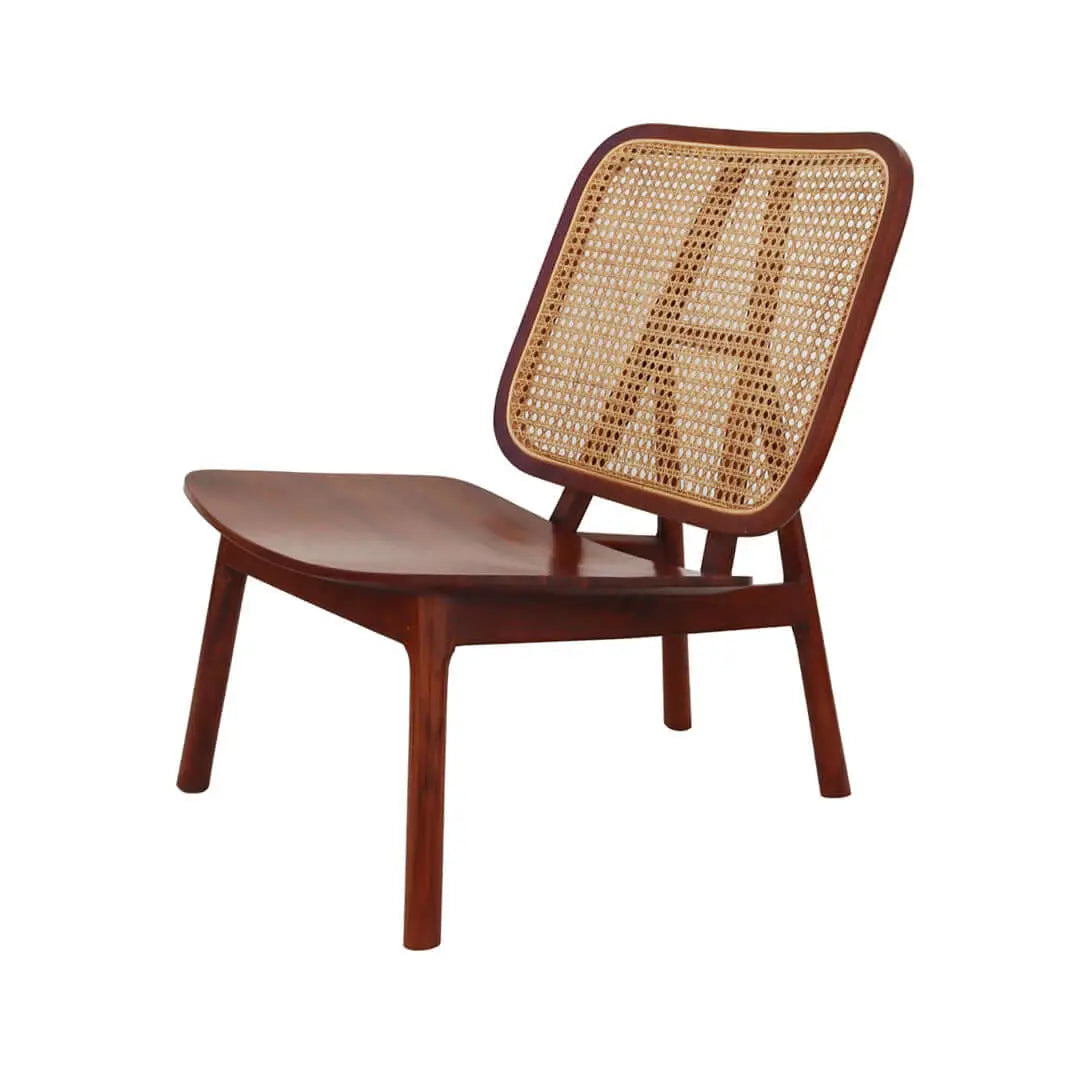 Square Rattan Chair (Brown) - Pieces SA