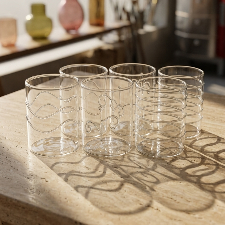 Deco Arlecchino Tumblers Assorted Set of 6