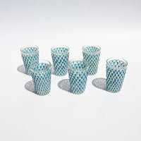 Load image into Gallery viewer, Mina Diamond Design One Tea Glasses
