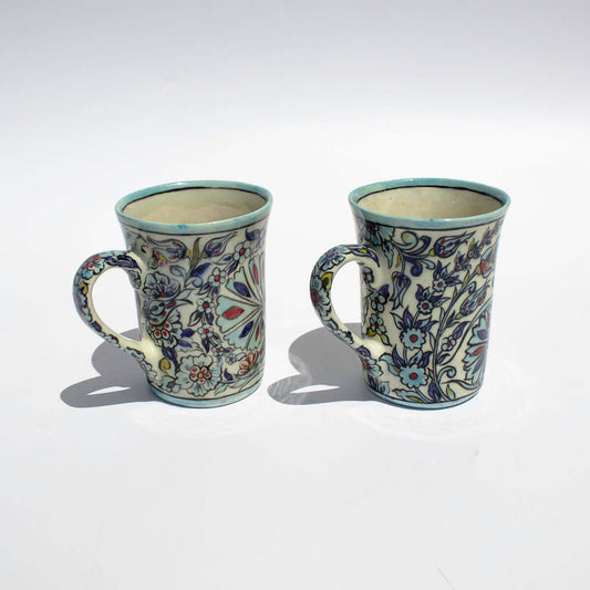 Ichani Floral Coffee Mugs Set of 2 - Pieces SA