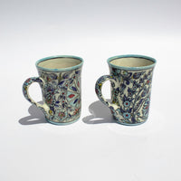 Load image into Gallery viewer, Ichani Floral Coffee Mugs Set of 2

