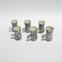 Load image into Gallery viewer, Ichani Floral Tea cups Set of 6
