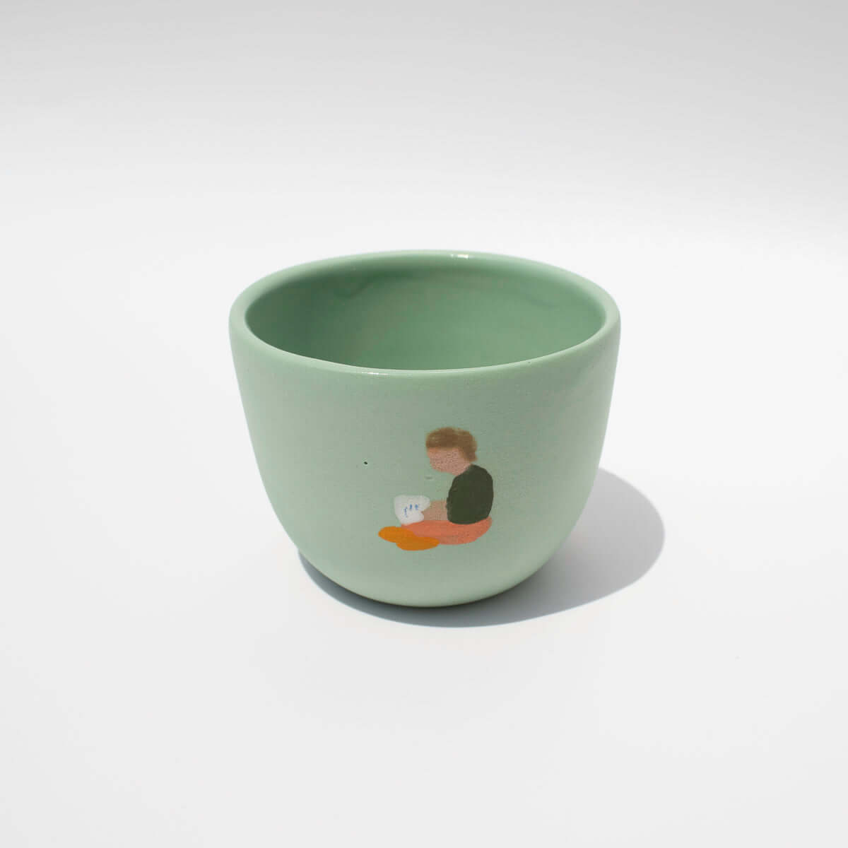 Reading Boy Small Cup Lime Green - Pieces SA