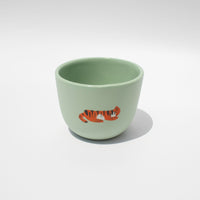 Load image into Gallery viewer, Resting Tiger Small Cup Lime Green
