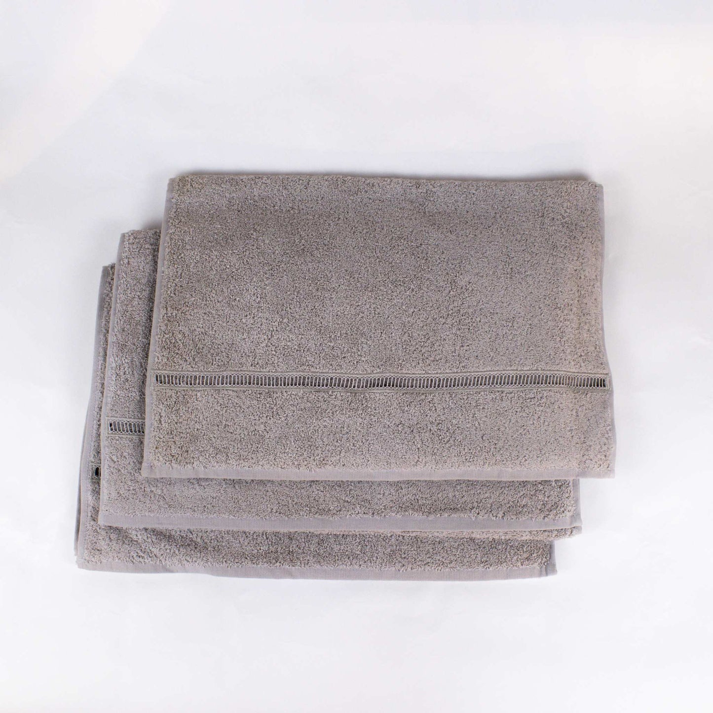Guest Towel Gray Colber Lace Set of 3