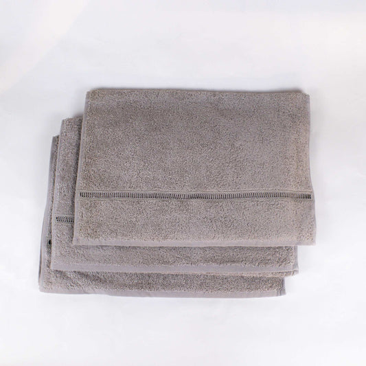 Guest Towel Gray Colber Lace Set of 3