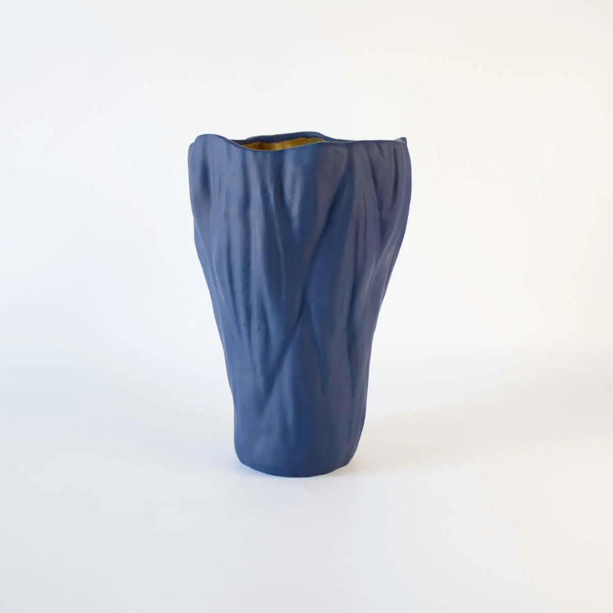 Vase Blue Gold Large - Pieces SA