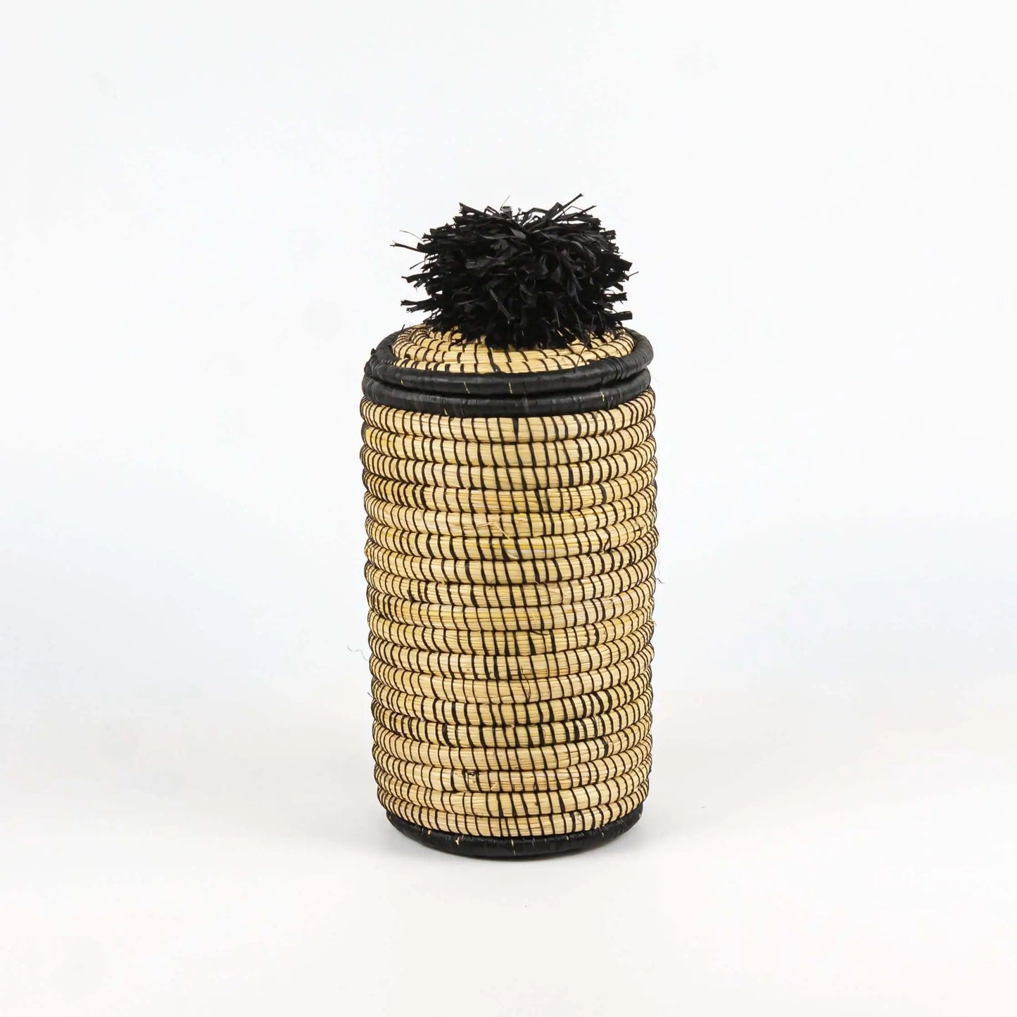 Black Tina Pom Pom Box - Pieces SA