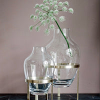 Load image into Gallery viewer, Adorn Vase Large Brushed Brass
