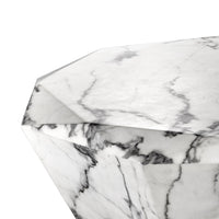 Load image into Gallery viewer, Coffee Table Diamond White Faux Marble
