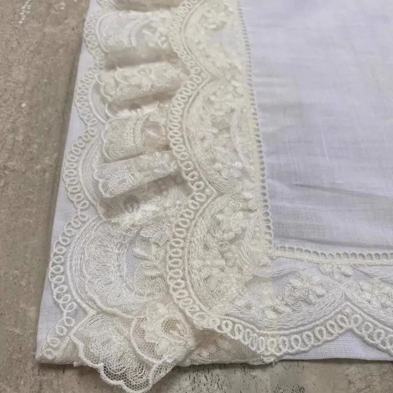 Placemat Off White Lace Tableware Pieces 