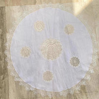 Load image into Gallery viewer, Coffee Table Cloth White Round Tableware Pieces 
