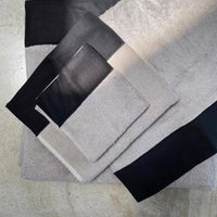 Load image into Gallery viewer, Towel Set Grey/Black Accessories Pieces 
