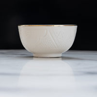 Load image into Gallery viewer, Large Gold Bowl Empreinte
