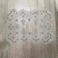 Load image into Gallery viewer, Tray Cloth Net Lace Rectangular Silver Tableware Pieces 
