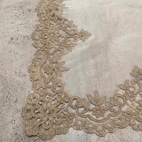 Load image into Gallery viewer, Placemat Silk Gold Lace Tableware Pieces 
